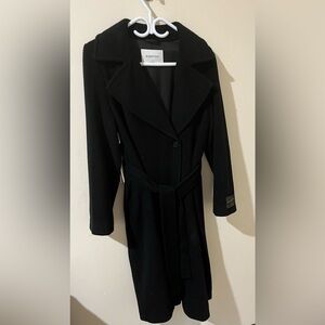 Babaton Belmonte belted wool coat